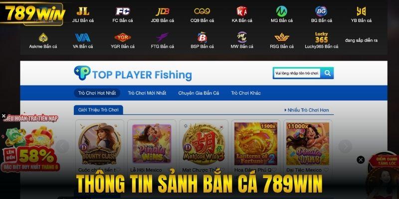 Thông tin sảnh bắn cá 789WIN